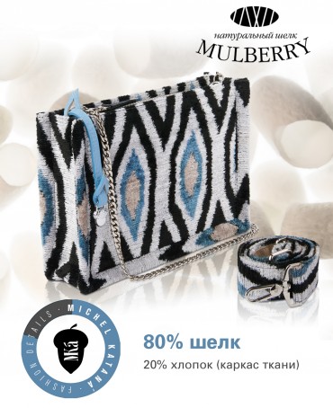 Шелковый (Бахмаль) клатч LUX INTRA! (Твой свет внутри!) Clutch_LUX INTRA!